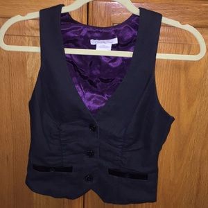 Black Vest by Charlotte Russe Small
